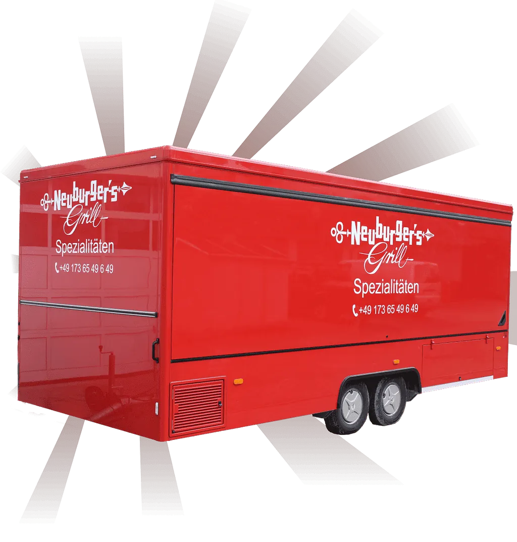 Roter Imbisswagen 